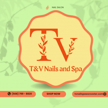 logo T&V Nails and Spa